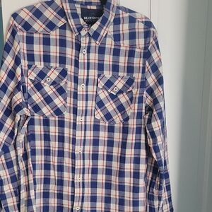 Bluenotes Men's Checkered Casual Shirt
